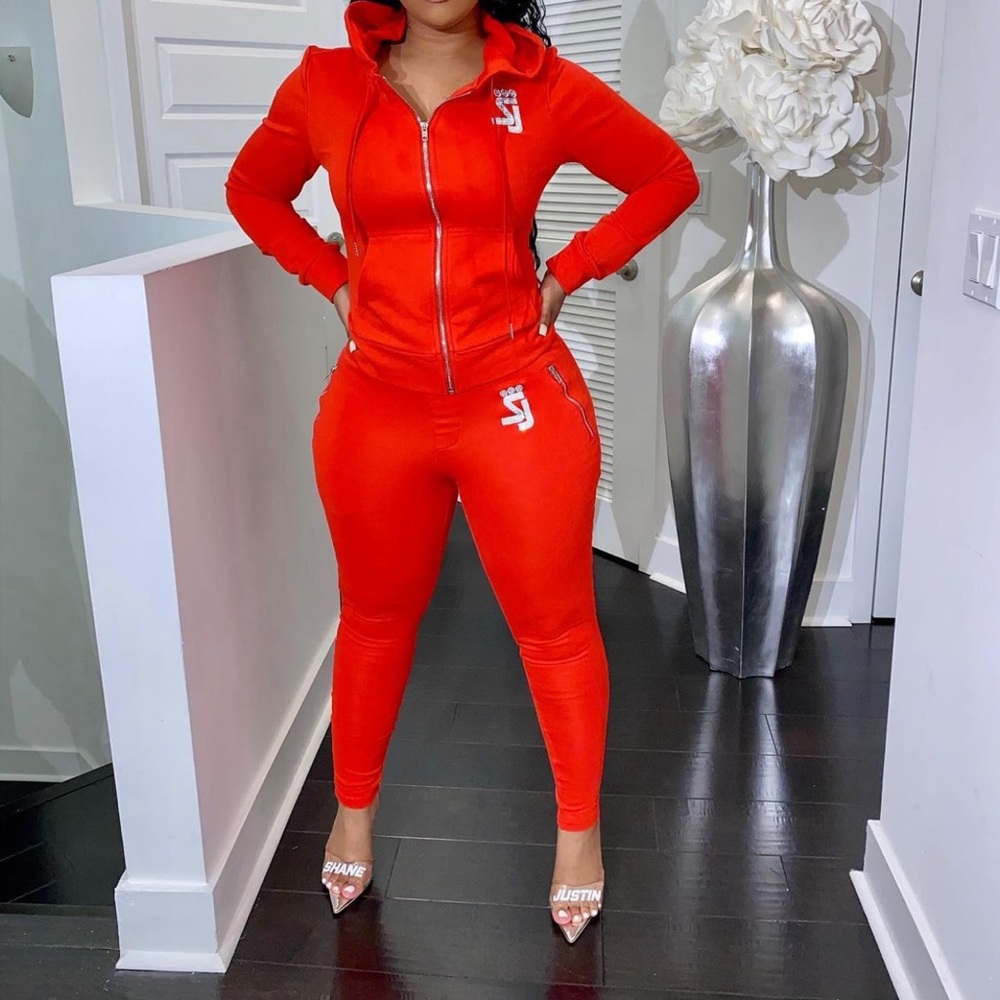 Two piece tracksuit. Worn once.
